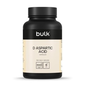 Bulk Capsules dacide aspartique D pur, 750 mg, paquet de 120, lemballage peut varier