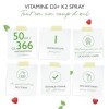 Vitamine D3 + K2 instantanée - Spray 50 ml - Goût citron - 99,7+% All-Trans Original K2VITAL® de Kappa - Testé en laboratoi