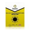 OmniCo Lot de 30 patchs topiques à la vitamine D3, K2 et calcium, 3 cm x 3 cm, résistants à leau, peuvent aider à soutenir l