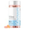 Gummies Délicieux Vitamine D Known – 25μg Vitamine D3 pour lImmunité & la Santé Osseuse – Saveur Orange – 60 Gummies, 2 Mois