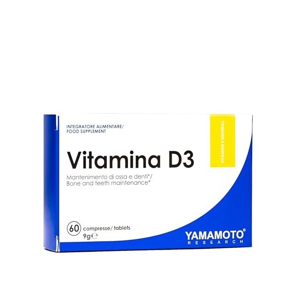 YAMAMOTO RESEARCH Vitamina D3 50mcg 60 Comprimés