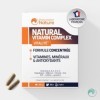 Prescription Nature - NATURAL VITAMIN COMPLEX - Complément Alimentaire - Vitamines Naturelles A, B, C, D, E + Magnésium Mar