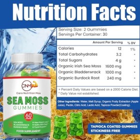 Gommes à la mousse de mer