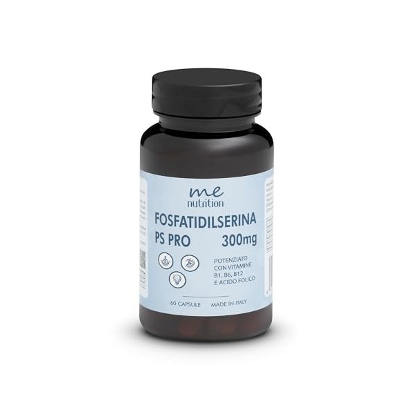 Phosphatidylsérine Pure 300mg Aide à réduire le cortisol, améliorer la mémoire et la concentration, gérer le stress Supplémen