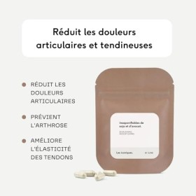 Insaponifiable de Soja et dAvocat 300mg, Soulage et Renforce les Articulations, Cure de 2 mois, 60 Gélules Végétales, Formul