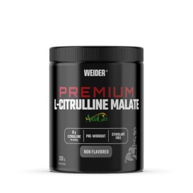 Weider Premium L-Citrulline Malate 310g Goût Neutre, Pre Workout 99% L-Citrulline Malate + AstraGin® pour labsorption, 6g 