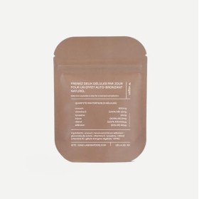 Autobronzant, Protection Solaire, Efficace Dès Le Premier Mois Sans Soleil, Caroténoïdes et Rétinol, 60 Gélules Végétales, Fo