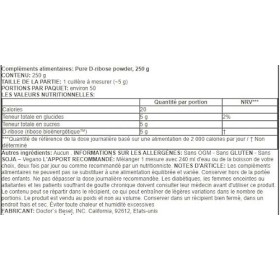 Doctors Best D-Ribose en Poudre - 250g | Énergie Naturelle | Soutien Cardiovasculaire