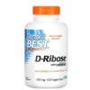 Doctors Best D-Ribose, 850mg - 120 Gélules Végétales | Énergie Naturelle | Soutien Cardiovasculaire