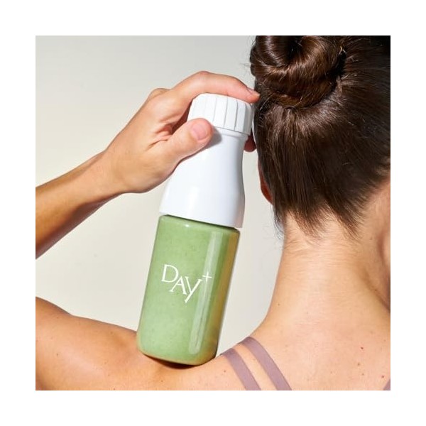 DAY+ | Poudre Hyperprotéinée | Régule l’appétit & Détoxifie l’organisme | Riche en fibres et protéines | Sous forme de green 
