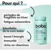 Baba Nutrition Immune Booster Complément Alimentaire Pour Renforcer Votre Système De Défense Naturel | Riche En Vitamines Et 