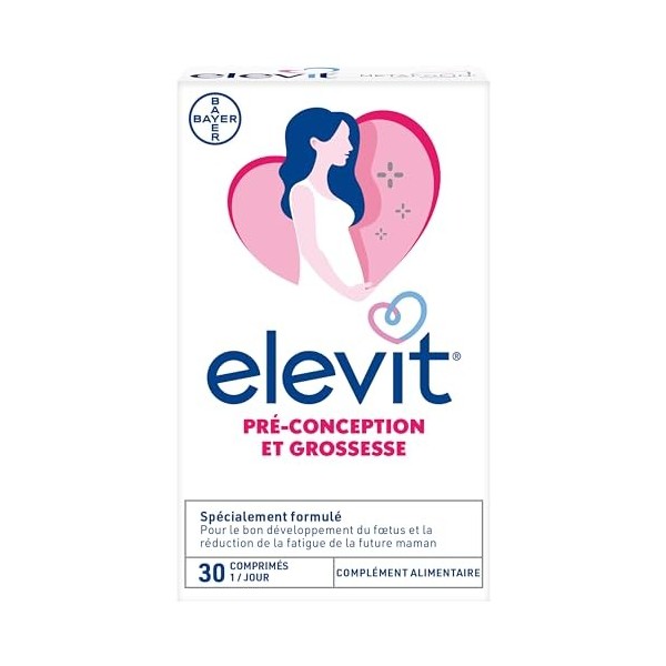 Elevit - 20 Vitamines et minéraux - 30 comprimés