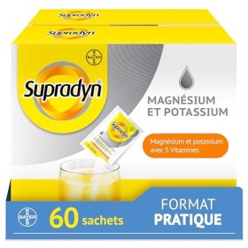Supradyn Magnésium et Potassium Complément Alimentaire Multivitaminé avec Vitamines B, C et Minéraux, Soutien contre la fatig