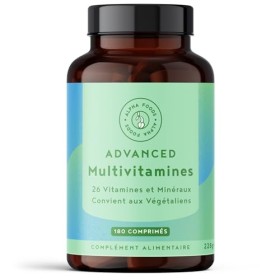 Multivitamines et Minéraux – 180 Comprimés Vegan - 26 Vitamines & Mineraux avec Vitamine A B C D E K Calcium Magnesium Zinc F