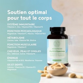 Multivitamines et Minéraux – 180 Comprimés Vegan - 26 Vitamines & Mineraux avec Vitamine A B C D E K Calcium Magnesium Zinc F