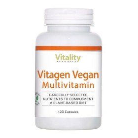 Vitamines Vegan Multivitamines, Complexe de 13 vitamines et 10 minéraux Hautement dosés 120 gélules Préparation multivitami