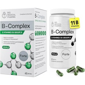 Complexe Vitamines B Hautement Dosé – Tous les 11 Vitamines B – Jusquà 7x Plus Concentré – Avec Extrafolate-S, Choline, Inos