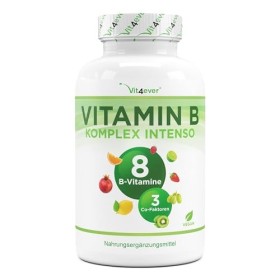 Complexe de vitamines B - 240 gélules 8 mois - Jusquà 10 fois plus dosé - Avec formes bio-actives + Quatrefolic® + co-fact