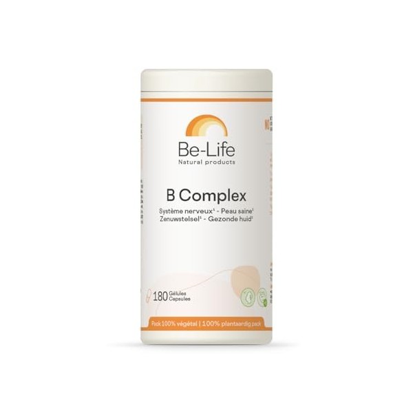 BE-LIFE | B Complex | Complément alimentaire | Régulation du stress | Maintien de la peau en bon état | Synergie de vitamines