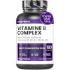 Vitamine B Complex haute dose-180 comprimés de vitamines du groupe B avec de la biotine, B1,B2 B3,B5, vitamine B6, vitamine B