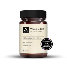 A-LAB Vitamine B12 liposomale 1000µg - Assimilation renforcée - Complément Alimentaire Santé Cardiovasculaire, Système Nerveu