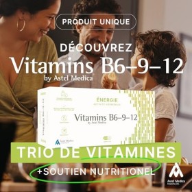 Complexe Vitamines B6-B9-B12 | Contribution Normale à la Réduction de la Fatigue et au Métabolisme Énergétique | 96 Gélules S