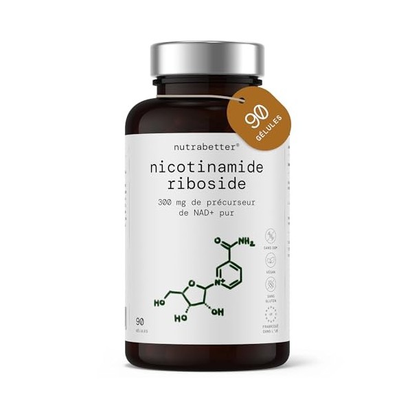 NAD+ Nicotinamide Riboside 300 mg | + 3 mois de Cure | Anti-Aging & Contre la fatigue | Santé Cellulaire, Vitalité et NAD+ Bo