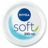 NIVEA Soft Crème de soin hydratante 3-en-1 1 x 200 ml , Crème visage, corps et mains pour une hydratation intense, Crème hyd
