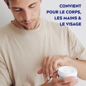 NIVEA Soft Crème de soin hydratante 3-en-1 1 x 200 ml , Crème visage, corps et mains pour une hydratation intense, Crème hyd