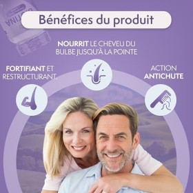 VitaminPure - Biotine pour les cheveux avec kératine, zinc et sélénium, 400 micro-comprimés avec vitamine B7 - Suppléments ca
