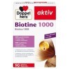Doppelherz Biotine 1000 - la biotine et le zinc contribuent au maintien de cheveux normaux - 90 gélules