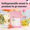 Acide Folique 400 µg, Vitamine B9, Conception et Grossesse, Soutient la Femme Enceinte, 60 gélules Végétales, Cure de 2 mois,