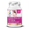 Acide folique 400 mcg - Supplément de soutien à la croissance des tissus maternels Sans gluten Vegan Pregnancy, 120 Comprimés