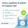 Collagène Marin Poudre 10 000mg - Peptides de Collagène Marin Hydrolysés Type 1 - Avec Vitamine C - Articulations, Peau, Anti