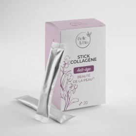 ANTI-ÂGE & CONTRE LES RIDES - Stick Collagène Marin 4g de Naticol - Vitamines C et E et SELENIUM - 20 sticks - Cure Flash - C