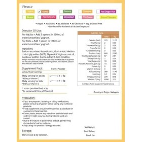Vitamine C liposomale + poudre dextrait standardisé de dattes - Poudre 150g pur 100% naturel sans additif - Pour soupe, smoo