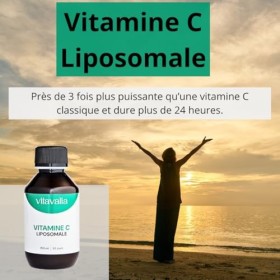 VITAVALIA - Vitamine C Liposomale - cure de 30 jours - 150 ml - Fabriqué en Allemagne