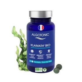 Algotonic - Klamath BIO - 150 comprimés - Complément Alimentaire - Humeur - Immunité - Energie mentale et physique - Vitamine