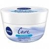 NIVEA Care Crème nourrissante visage & corps 1 x 50 ml , crème hydratante à la texture légère enrichie en Hydro-cires, soin 