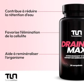 DRAINER MAX | Draineur Minceur Naturel | Avec Vinaigre de Cidre + 3 Plantes Detox : Thé Vert - Pissenlit - Prêle + 5 Minéraux