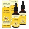 Teinture mère de Propolis 40% – 2 x 50 ml – Pure à forte dose de propolis gouttes – 100% naturel - Extrait de propolis - Nati