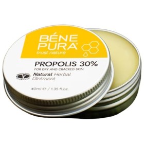 BenePura Pommade Propolis, Pommade Naturelle à 30% Propolis pour les Démangeaisons, la Peau Sèche et Craquelée, 40 ml