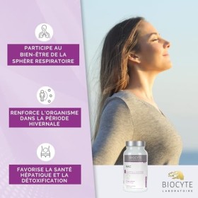 BIOCYTE NAC N-Acetyl-Cysteine 590 mg - Glutathion - Antioxydant, Détoxifiant & Bien-Être Respiratoire - 60 Gélules Vegan - Fa