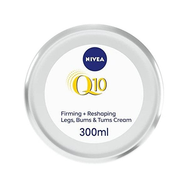 NIVEA Q10 Crème corporelle raffermissante 300 ml , lotion corporelle raffermissante avec CoQ10 puissant pour raffermir la pe