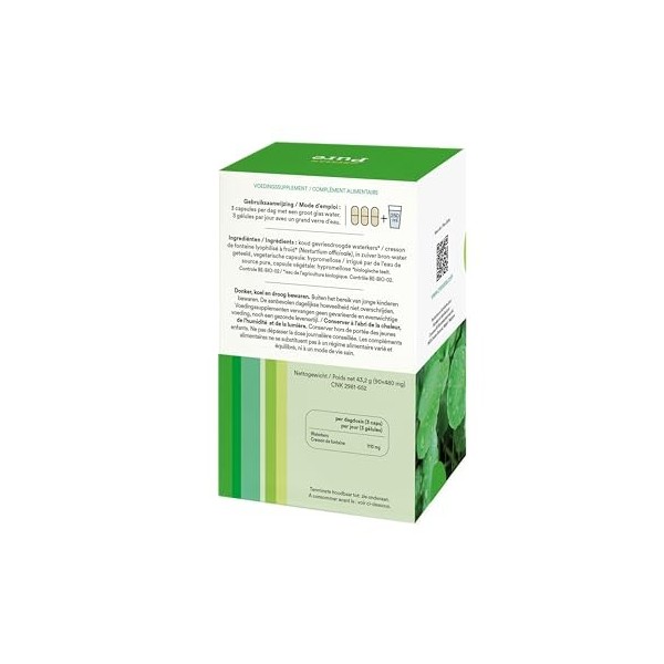 Cressana CressanPure - 60 Capsules - Détox Bio et Soutien Immunitaire - Favorise le Nettoyage Naturel, Augmente lÉnergie et 