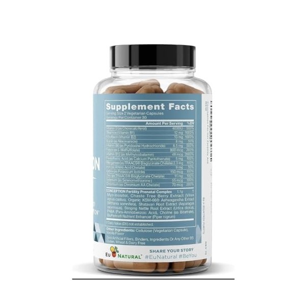 Fertility Aid - Formule Naturelle Avancé Puissante pour Optimiser la Fertilité des Femmes et Soutenir la Conception