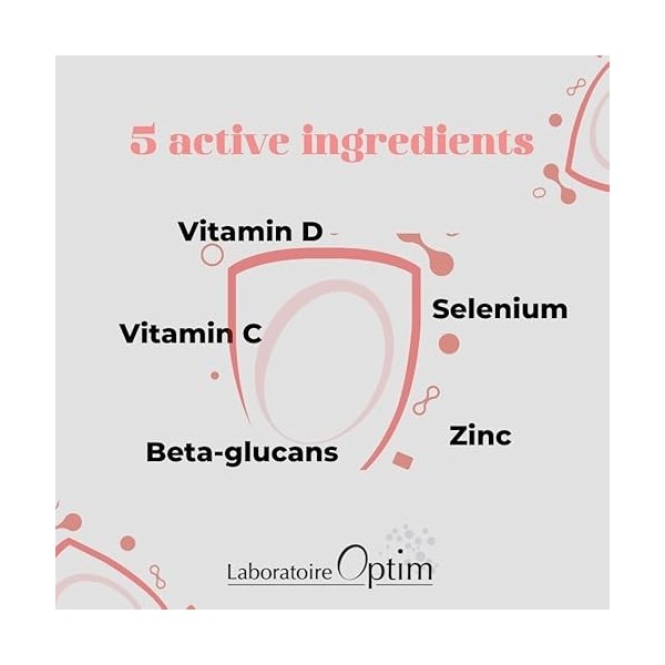 Booster dimmunité défenses immunitaires complément pour Adultes et enfants - Vitamines C & D Naturelles, Zinc, Sélénium et B