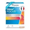 VITAVEA BIEN-ETRE - MémoFocus - Complément alimentaire mémoire, concentration et vitalité - Bacopa, Caféine, Zinc, Vitamine 