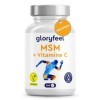 MSM avec Vitamine C, Complexe pour les Os, Articulations, Peau & Système Immunitaire*, 2000 mg de Méthylsulfonylméthane Par D