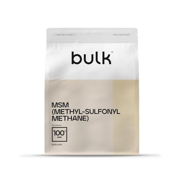 Bulk MSM en poudre méthyl-sulfonylméthane , 1 kg, lemballage peut varier